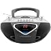 Unirex Rx-947U Portable Stereo Cd/Mp3 Player With Radio, Cassette Recorder and USB Po...