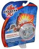 Bakugan Battle Brawlers New Vestroia Booster Pack Extension Plus Series - Haos Grey DUAL ELFIN with 1 Ability Card and 1 Metal Gate Card