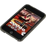 AMZER Luxe Argyle Skin case with Screen Protector for Apple iPod Touch 2nd and 3rd Generation (Smoke)
