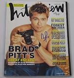 Brad Pitt Sexy Shirtless - Signed Autographed Fashion Magazine
