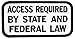 Large ACCESS REQUIRED BY STATE AND FEDERAL LAW Sew-On Service Dog Embroidered Patch - 4