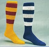 Nylon Soccer Sock with 3 wide stripes, Youth.