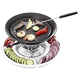 Casa Moda Smokeless Tabletop Grill with Ceramic Tray