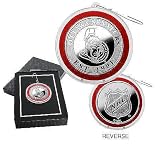 Ottawa Senators Silver Coin Ornament