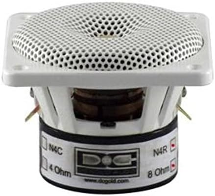 DC GOLD AUDIO White N4R 4" Reference Series Speaker - 8 OHM - (Pair)