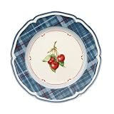 Villeroy & Boch Cottage Blue Plaid Rim Salad Plate