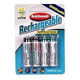 Hahnel High Capacity Rechargeable NiMH AA 2000mAh 4 pack