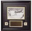 Bobby Orr Boston Bruins B & W The Dive 8x10 Framed Autographed Photograph