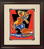 Pitt Panthers vs Penn State Nittany Lions Vintage Program Art (Framed) - 1928