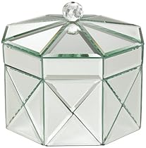 Octagonal Mirrored Jewelry Box Octagonal Mirrored Jewelry Box