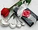 Wedding Heart Measuring Spoons in Gift Box: Wedding Bridal Shower Favors