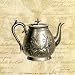 Paula Scaletta Silver Tea Set I 6x6 Poster Print