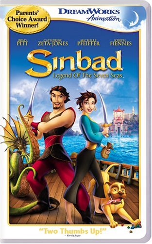 Childrens Toyshop  VHS : Sinbad -  Legend of the Seven Seas