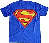 IMAGE OF Superman Original Classic Logo Tshirt Blue