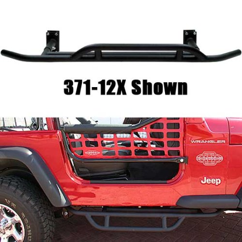Olympic 4X4 371-12X Double Tube Nerf Bar Set For 1992-05 Wrangler