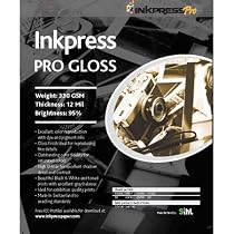 Inkpress Pro P3 Professional Pro Gloss, Bright White Single Sided Inkjet Paper, 330gsm, 12mil, 11" x 17", 50 Sheets