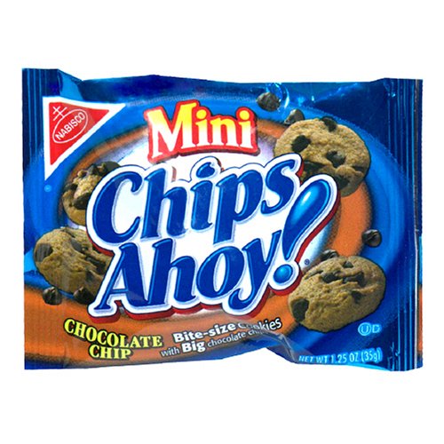 Chips Ahoy! Cookies, Mini Chocolate Chip, 1.25-Ounce Packages (Pack of 48) by Chips Ahoy!