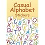 Casual Alphabet Stickers: 168 Stickers