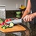 Professional Chef's Ceramic Kitchen Knife Huge 8 Inch Razor Sharp Perfect for Cutting Vegetables Fruits Meats & Sushi Rolls