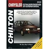 Chrysler Colt, Challenger, Conquest, and Vista, 1971-1989 Repair Manual (Chilton's Total Car Care Repair Manuals)