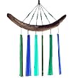 Fused Glass Windchime - Blues & Greens