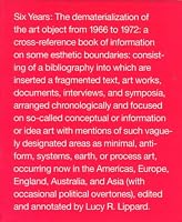 Six Years: The Dematerialization of the Art Object from 1966 to 1972