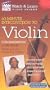 Introduction to Violin Video [VHS]