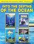 Into the Depths of the Ocean - Great Barrier, Sharks, Hawaii, Whales (Large Format 4-Pack)