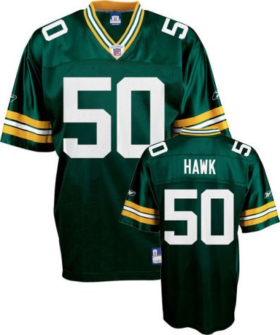 Youth Green Bay Packers #50 A.J. Hawk Team Replica Jersey