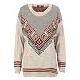 Womens Tribal Aztec Print Knitted Jumper Sweater Unknown