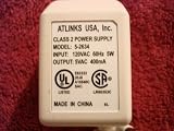 ATLINKS USA MODEL: 5-2634 CLASS 2 POWERSUPPLY 5VAC 400mA
