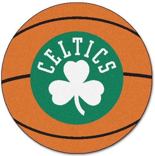 Fan Mats 10220 NBA - Boston Celtics 29" Diameter Basketball Shaped Area Rug