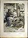1900 Christmas Adversity Stocks Pig Men Fiddler Print