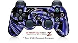 Sony PS3 Controller Skin Alecias Swirl 02 Blue