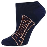 Auburn Tigers Navy Blue Ladies (529) 9-11 Team Logo Ankle Socks