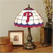 Philadelphia Phillies Desk Lamp - Tiffany Style MLB Baseball Fan Shop Sports Team Merchandise