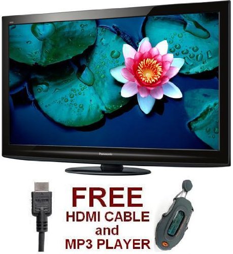 Panasonic TC-P42G25 42 Class Viera® G25 Series Plasma- FREE HDMI Cable + MP3 Player
