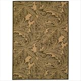 Natural & Brown Outdoor Patio Rug - 8'x11'