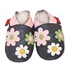 Soft Leather Baby Shoes Little Flowers 6-12 months