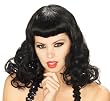 Adult Black Pin-Up Girl Wig