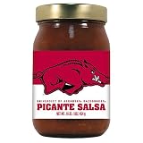 Arkansas Razorbacks NCAA Picante Salsa - 16oz by Hot Sauce Harry's
