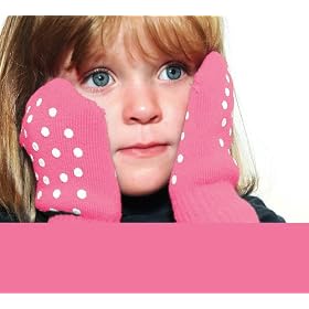 Snuguns Mittens for toddlers - Dark Pink