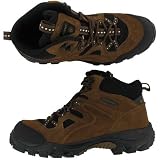 Men's Wolverine BRIGHTON Steel Toe Boots BROWN 10 M
