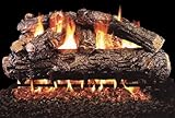 IMAGE OF Peterson Gas Logs 42 Inch Rustic Oak Designer Vented Natural Gas Log Set With G4 Burner - Match Light