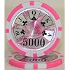 25 $5,000 Ben Franklin 14 Gram Laser Graphic Poker Chips
