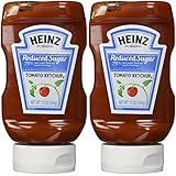 Heinz Reduced Sugar Ketchup, 13 Ounce (Pack of 2)