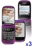 BlackBerry 9670 Style Mirror Reflect Screen Protector (3 Pack)