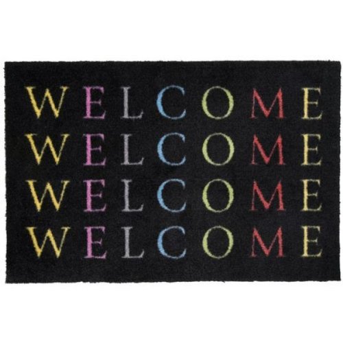  Washables, Welcome, schwarz/bunt