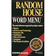 Random House Word Menu