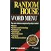 Random House Word Menu